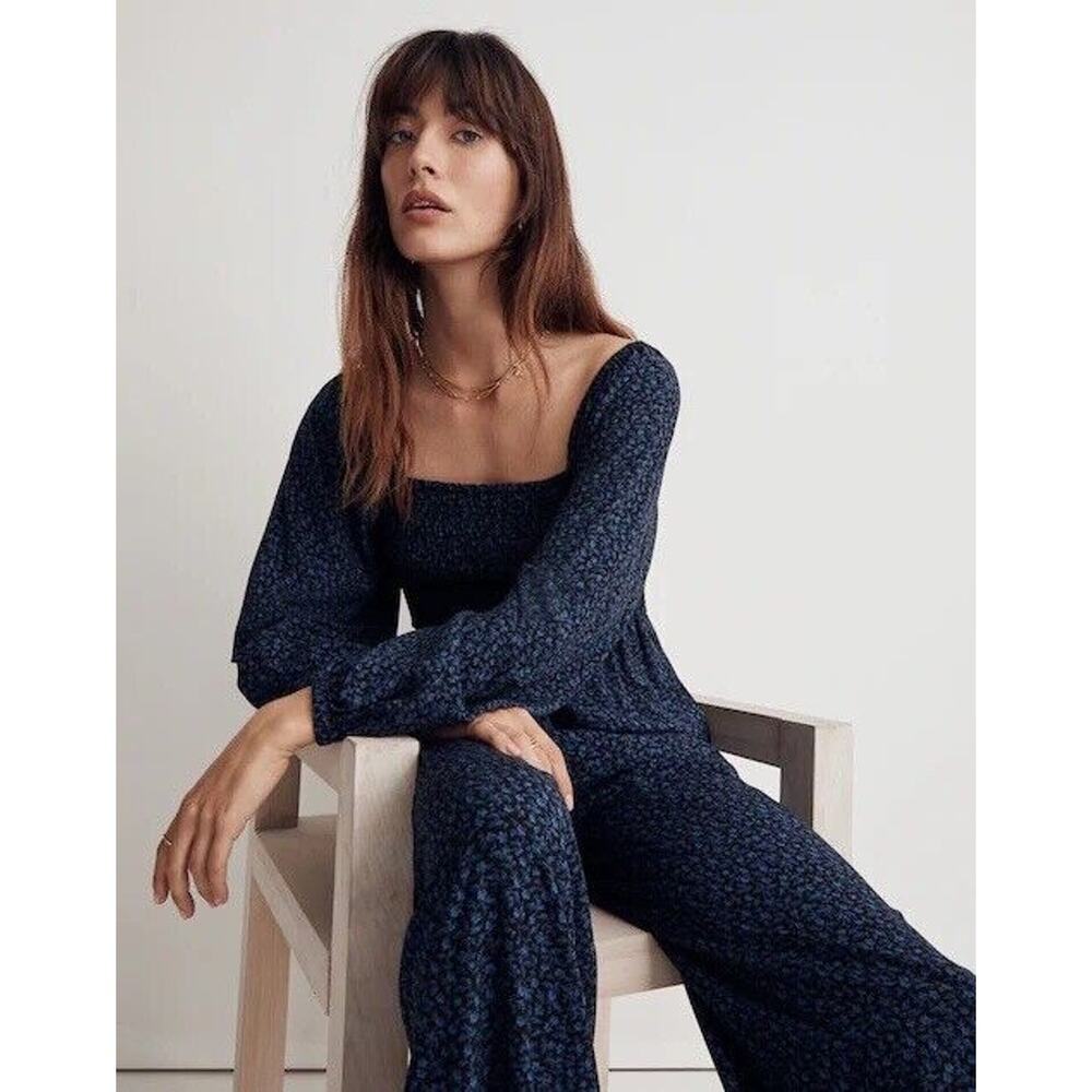 Madewell Navy Jumpsuit